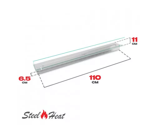 Топливный блок SteelHeat LINE GLASS 1100 Топливный блок SteelHeat LINE GLASS 1100
